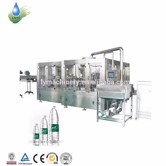 2022 New Automatic Factory Making 10000bph Pet Bottle Mineral Pure Aqua Plastic Drinking Flavor Juice Carbonated Drink Complete Water Bottling Filling Machine