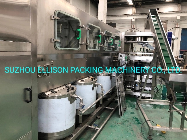 3-5 Gallon Bottle Water Machine Filling Machine Barrel Water Production Line with Decapping