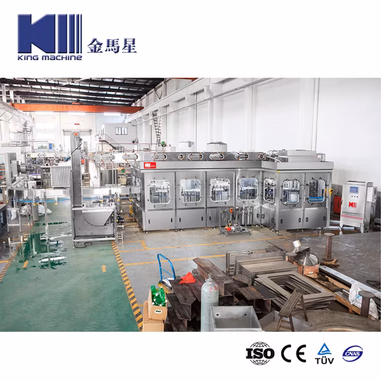 Automatic Pet Bottle Aseptic Hot Filler Juice Beverage Energy Drinks Soda Sparkling Water CSD Carbonated Soft Drink Bottling Dairy Filling Packing Machine