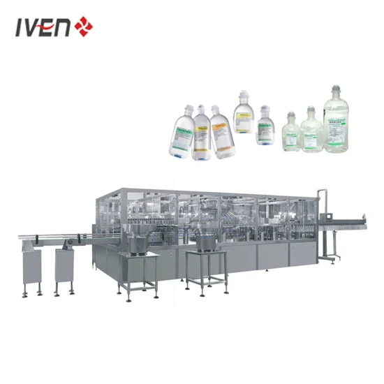 Automatic PP Bottle Washing Fillingand Sealing Machine IV Fluids Plastic Bottle Bfs Production Line